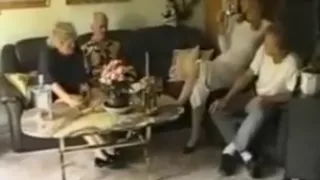 junior couple with old couple swinger