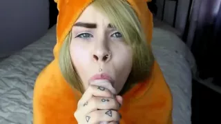 Tattooed girl cosplay umaru chan