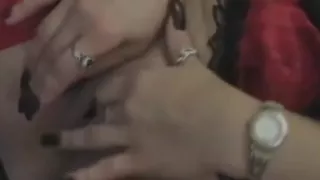 Bbw granny masturbates