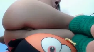 Lady toch hrself pussy to get orgasm