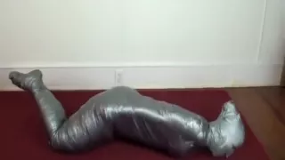 Mummified from head to toe with duct tape
