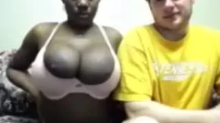 Interracial ebony girfriend