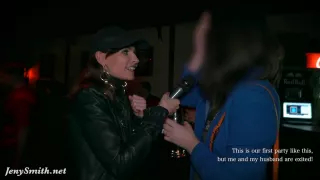 Public nudity in a club. Naked DJ