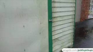 Sexy Blonde Mila Marx gladly sucks a strangers cock