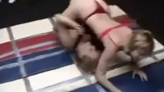 Panty wrestling blondes
