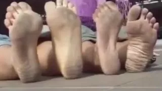 Italian girls dirty feet