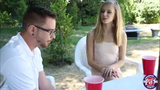 Horny teen Melody Pleasure exposes her big ass ang pussy