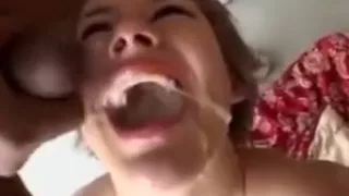 Swallow bukkake