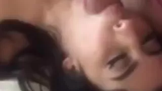 Amazing cuckold wife blowjob