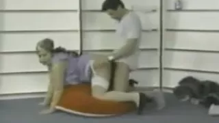 Massive big tits cleaning lady in stockings fucked fisted