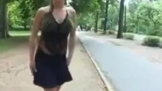 Cutie flashes and pees 1