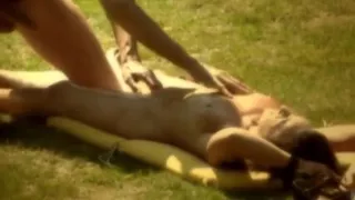 Oil massage and hot sex with friend