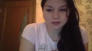 Sexy curvy girl showing huge tits