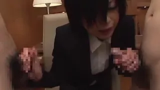 Incredible Japanese whore Noa in Horny Threesome, Cumshot JAV clip