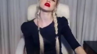 Monster cute blonde milana strip live