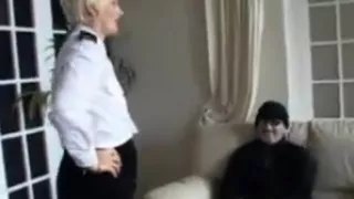 Policewoman catches burglers