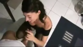 Handjob - with her panties