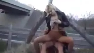 Fucking beside a motorway