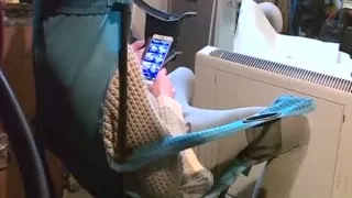 Girls surprised to masturbate