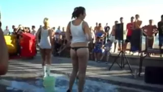 wet shirt contest for public crowd