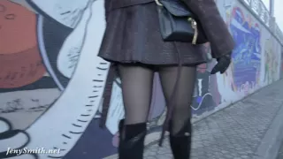 Fetischsex, Fersen, High Heels, Sex im Freien, Strumpfhose