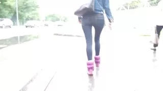 Russian sexy ass run