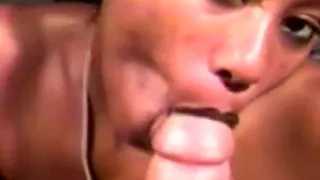 Interracial pov blowjob