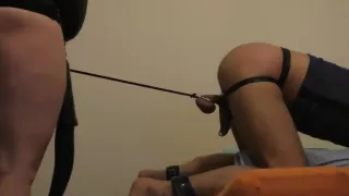 Monster strapon for slaves asshole