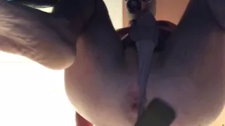 Sissy slave ass streching