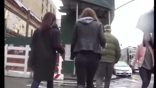 Sexy girl in leggings