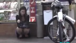 Horny Japanese chick in Incredible Public, Outdoor JAV scene