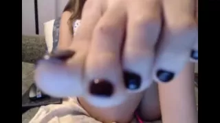 Amateursex, Nahaufnahme, Füße, Fetischsex, Fuss Fetisch, Webcamsex