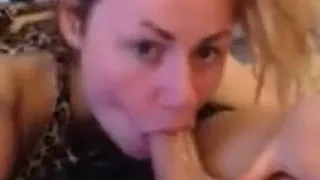 She buries that cock deep in her mouth without any trouble