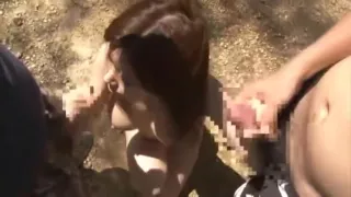 Horny Japanese slut Chihiro Akino in Best Voyeur, Handjobs JAV clip