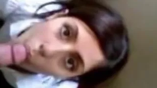 Turkish girl sucking cock blowjob