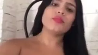 Latina show boobs ass
