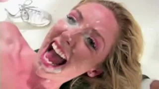 Best pornstar in fabulous cumshots, compilation sex clip