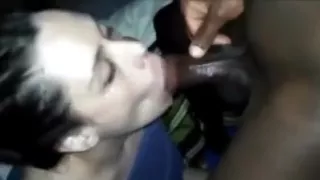 Amateur interracial threesome