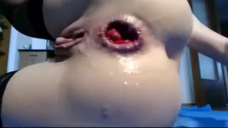 Incredible sexy girl punished her ass 2