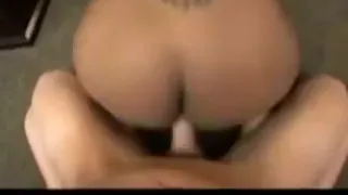 Ebony fucked in the office