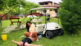 Horny pornstar in fabulous public, straight adult movie