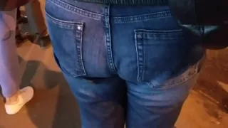 Chubby milf ass in the night