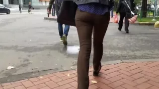 Ass go to the office