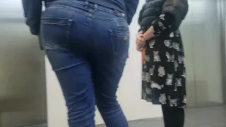 Big butt in jeans