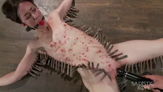 Pink in Newbie Gets The Full Treatment Extreme Bondage And Brutal Torment - SadisticRope