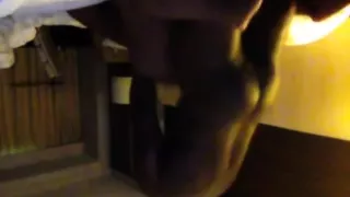 Beatin that booty for real!!