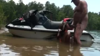 Asian slut wife fucked outdoors