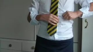 Destroying school uniform