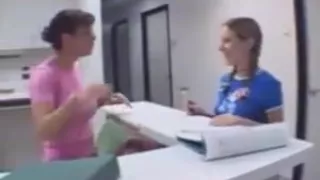 college girl gets a full check up from her doctor !