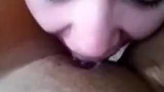 gf licking my pussy